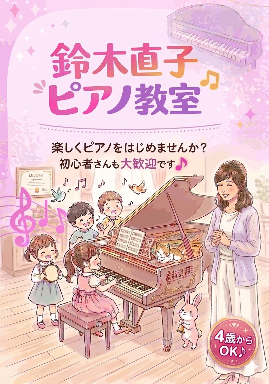 横須賀市のピアノ教室 鈴木直子ピアノ教室 ピアノレッスン